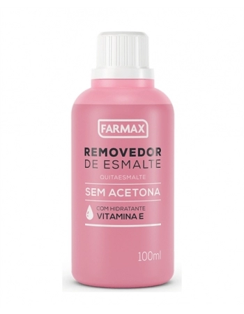 REMOVEDOR DE ESMALTE S/ ACETONA 100ML FARMAX
