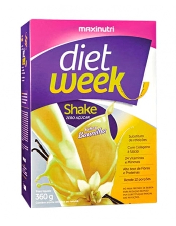 DIET WEEK SHAKE 360G BAUNILHA MAXINUTRI