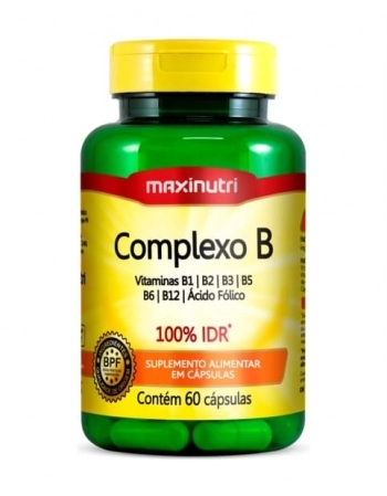 COMPLEXO B 250MG COM 60 MAXINUTRI
