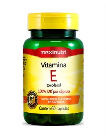 VITAMINA E 10MG C/60 CAPS MAXINUTRI