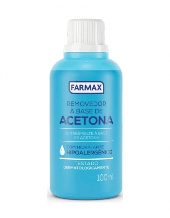 ACETONA REMOVEDOR 100ML COM 12 FARMAX