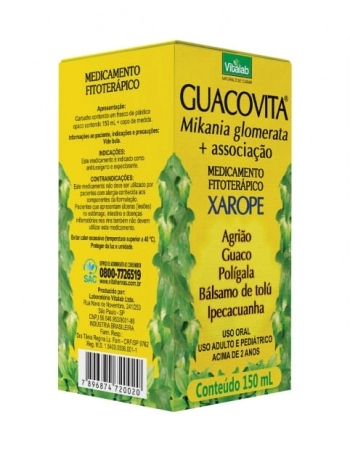 GUACOVITA XAROPE 150ML VITALAB