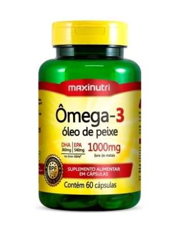 OMEGA 3 1000MG COM 120 CAPS MAXINUTRI