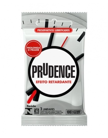 PRESERVATIVO PRUDENCE COM 3 EFEITO RETARDANTE PRUDENCE