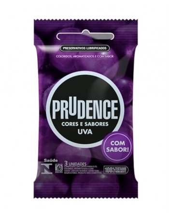PRESERVATIVO PRUDENCE COM 3 UVA PRUDENCE