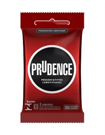 PRESERVATIVO PRUDENCE COM 3 LUBRIFICADA PRUDENCE