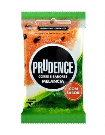 PRESERVATIVO PRUDENCE COM 3 MELANCIA PRUDENCE