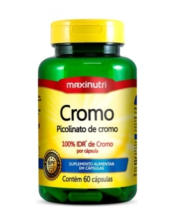 CROMO (PICOLINATO DE CROMO) 35MCG COM 60 CAPS MAXINUTRI