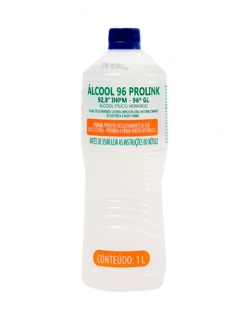 ALCOOL LIQUIDO 96% 1 LITRO PROLINK