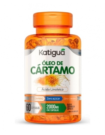 OLEO DE CARTAMO 1000MG COM 60 KATIGUA