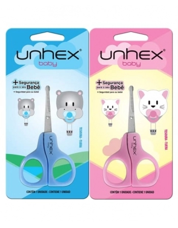 TESOURA UNHEX BABY MIX MEREJE