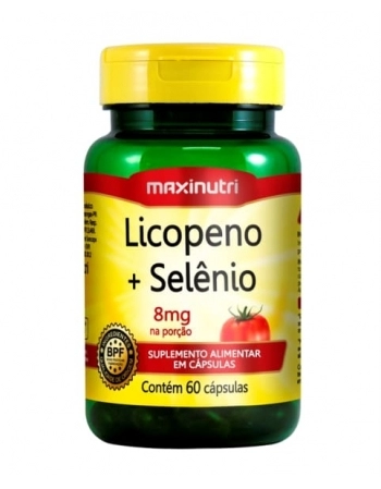 LICOPENO + SELENIO COM 60 MAXINUTRI