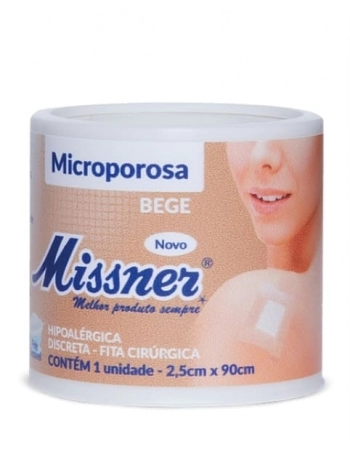 FITA MICROPOROSA 2,5X0,90 BEGE MISSNER