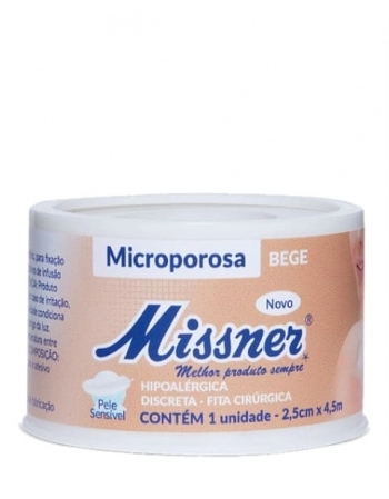 FITA MICROPOROSA 2,5X4,5 BEGE MISSNER