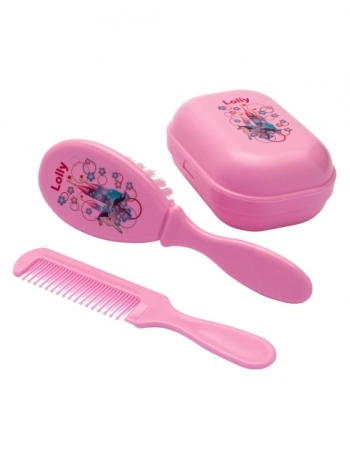 KIT BANHO ZOO SABONETEESC.PEN R7151/01 ROSA LOLLY
