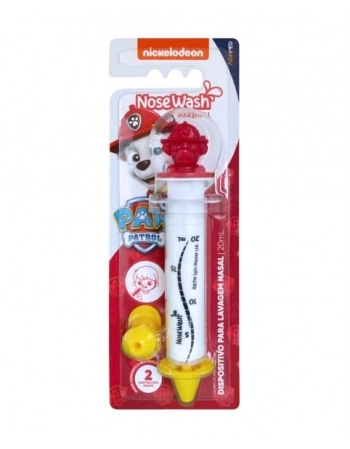 DISPOSITIVO NOSEWASH P/ LAV. NASAL PATRULHA CANINA - MARSHALL 20ML