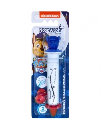 DISPOSITIVO NOSEWASH P/ LAV. NASAL PATRULHA CANINA - CHASE 20ML