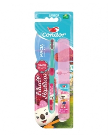ESCOVA DENTAL LILICA RIPILICA JR COM ESTOJO MACIA REF3160-0 CONDOR