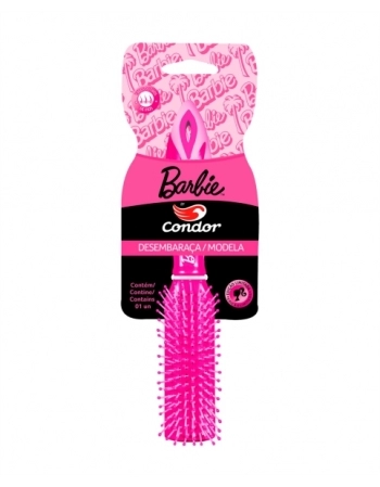 ESCOVA P/ CABELO PLANA BARBIE REF 9030 CONDOR