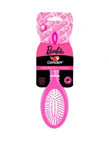 ESCOVA P/ CABELO OVAL BARBIE REF 9010 CONDOR