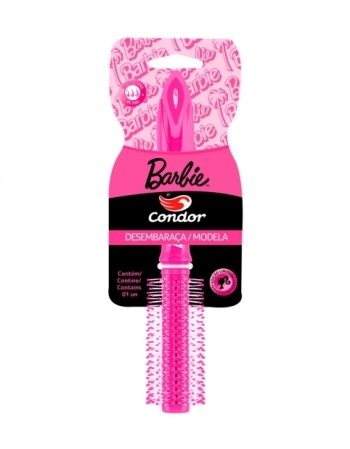 ESCOVA P/ CABELO REDONDA BARBIE REF 9050 CONDOR