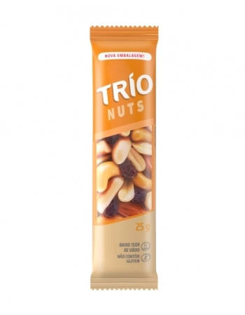 BARRA DE CEREAL TRIO NUTS TRAD COM 12 TRIO