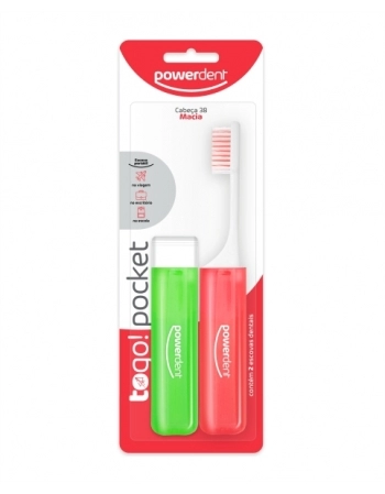 ESCOVA VIAGEM COM 2 UN POWERTRIP R1147/ POWERDENT