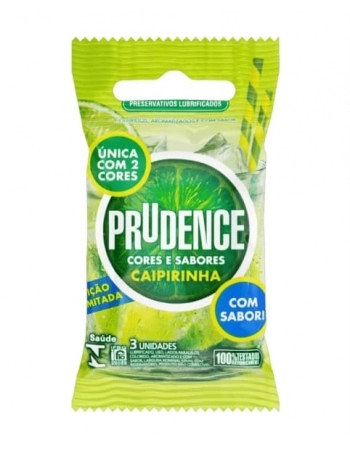 PRESERVATIVO PRUDENCE COM 3 CAIPIRINHA PRUDENCE
