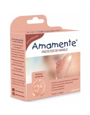 PROTETOR DE MAMILO SILICONE AMAMENTE KY