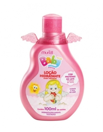 LOCAO HIDRATANTE BABY MURIEL 100ML ROSA MURIEL