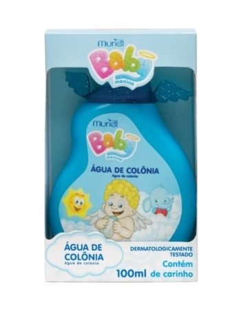 AGUA DE COLONIA BABY MURIEL 100ML AZUL MURIEL