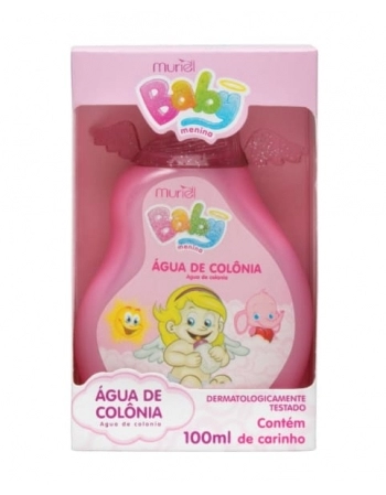 AGUA DE COLONIA BABY MURIEL 100ML ROSA