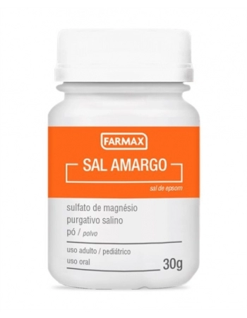 SAL AMARGO MEDICAMENTO 30G FARMAX