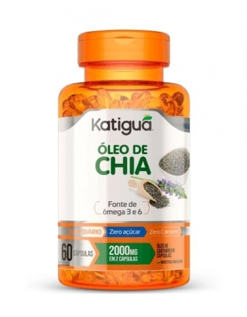OLEO DE CHIA 1000MG COM 60 CAPS KATIGUA