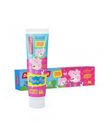 GEL DENTAL INFANTIL PEPPA PIG 50G C/ FLUOR DENTALCLEAN