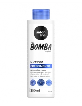 SHAMPOO SOS BOMBA CRESCIMENTO 300ML SALON LINE