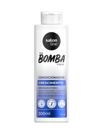 CONDICIONADOR SOS BOMBA CRESCIMENTO 300ML SALON LINE
