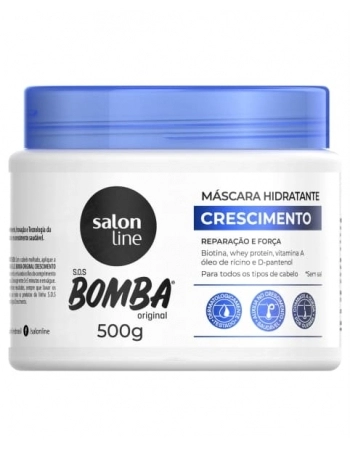 MASCARA HIDRATANTE SOS BOMBA CRESCIMENTO 500G SALON LINE