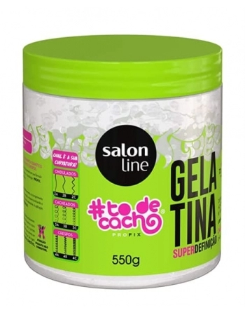GELATINA SUPER DEFINICAO TODECACHO 550G SALON LINE