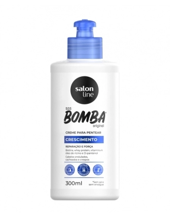 CREME DE PENTEAR SOS BOMBA CRESCIMENTO 300ML SALON LINE
