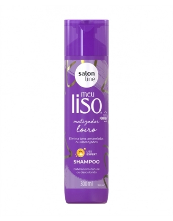 SHAMPOO MEU LISO MATIZADOR LOIRO 300ML SALON LINE