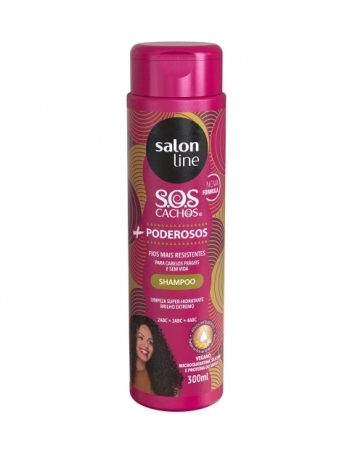 SHAMPOO SOS CACHOS+PODEROSOS 300ML SALON LINE