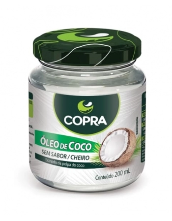 OLEO DE COCO S/ SABOR 200ML COPRA