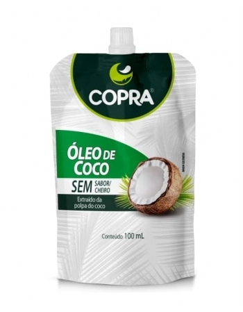 OLEO DE COCO S/ SABOR STAND POUCH 100ML COPRA