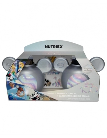 KIT NUTRIEX DISNEY 100 SHAMPOO 200ML+SABONETE LIQQUIDO 200ML