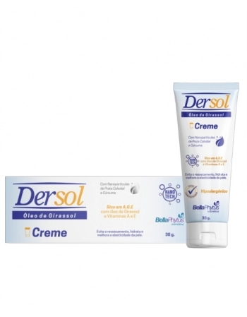 DERSOL CREME (A.G.E, PRATA COLOIDAL, CURCUMINA) 30G BELLA PHYTUS