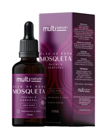 OLEO CORPORAL E FACIAL ROSA MOSQUETA 30ML MULTINATURE