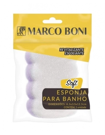ESPONJA P/ BANHO RELAXANTE SUAVE LINHA SOFT MARCO BONI