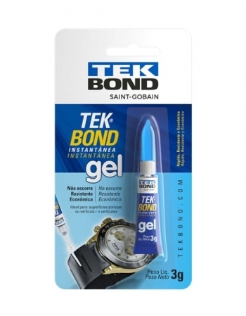 TEKBOND INSTANTÂNEA GEL 3G BLISTER TEKBOND