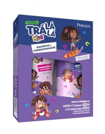 KIT TRALALA CACHOS DEFINIDOS 480ML (SHAMPOO+CONDICIONADOR) TRA LA LA